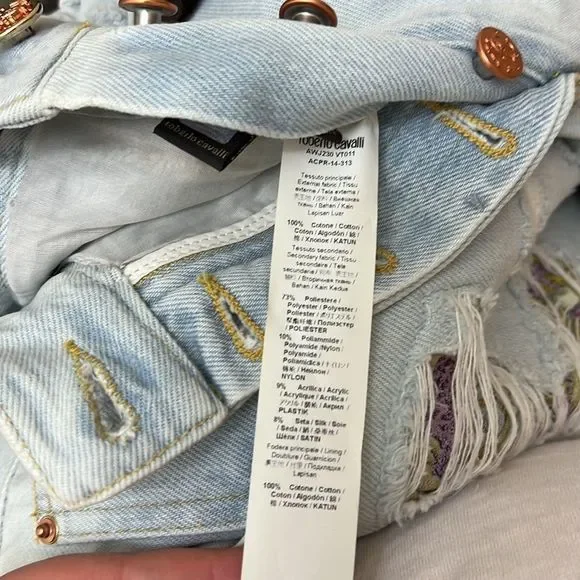 ROBERTO CAVALLI DESTROYED & PRETTY JEANS - Picture 10 of 11